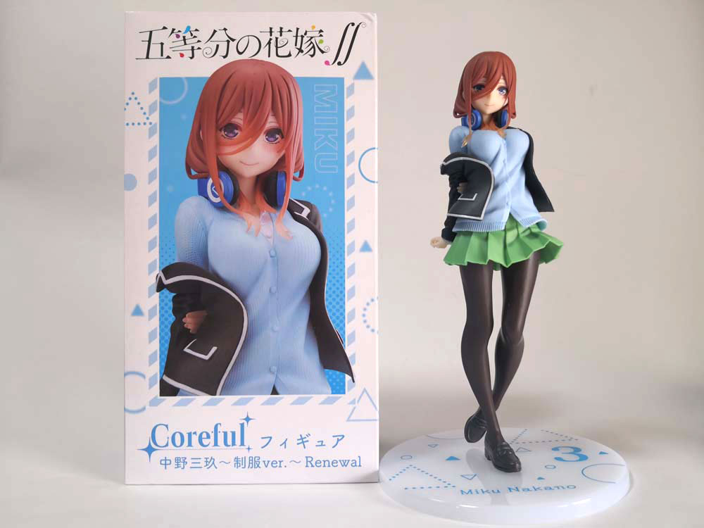 「五等分の花嫁∬」 Coreful フィギュア 中野三玖 制服ver. Renewal